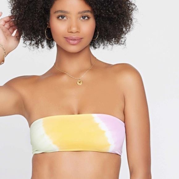 Lspace wave bandeau bikini top - Picture 1 of 6